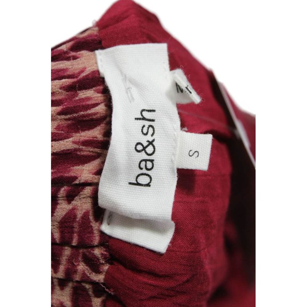 Ba&Sh Womens Maxi Skirt Red Animal Print Viscose Pull On Size S - Picture 4 of 5